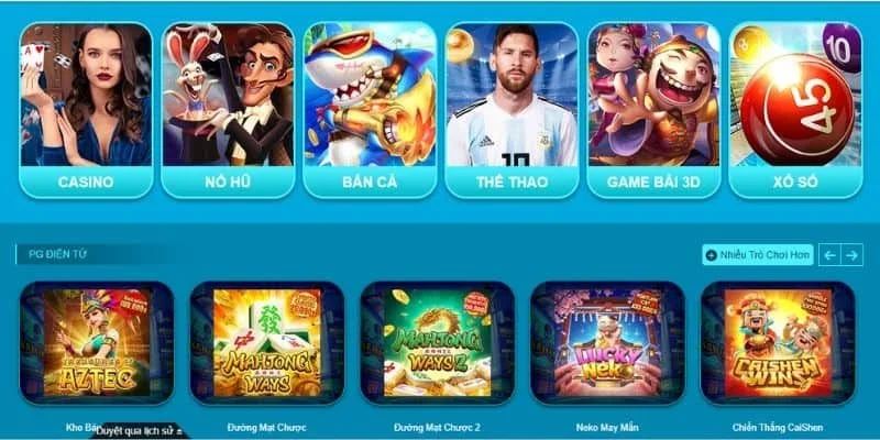 Thế giới game đầy màu sắc tại HI88